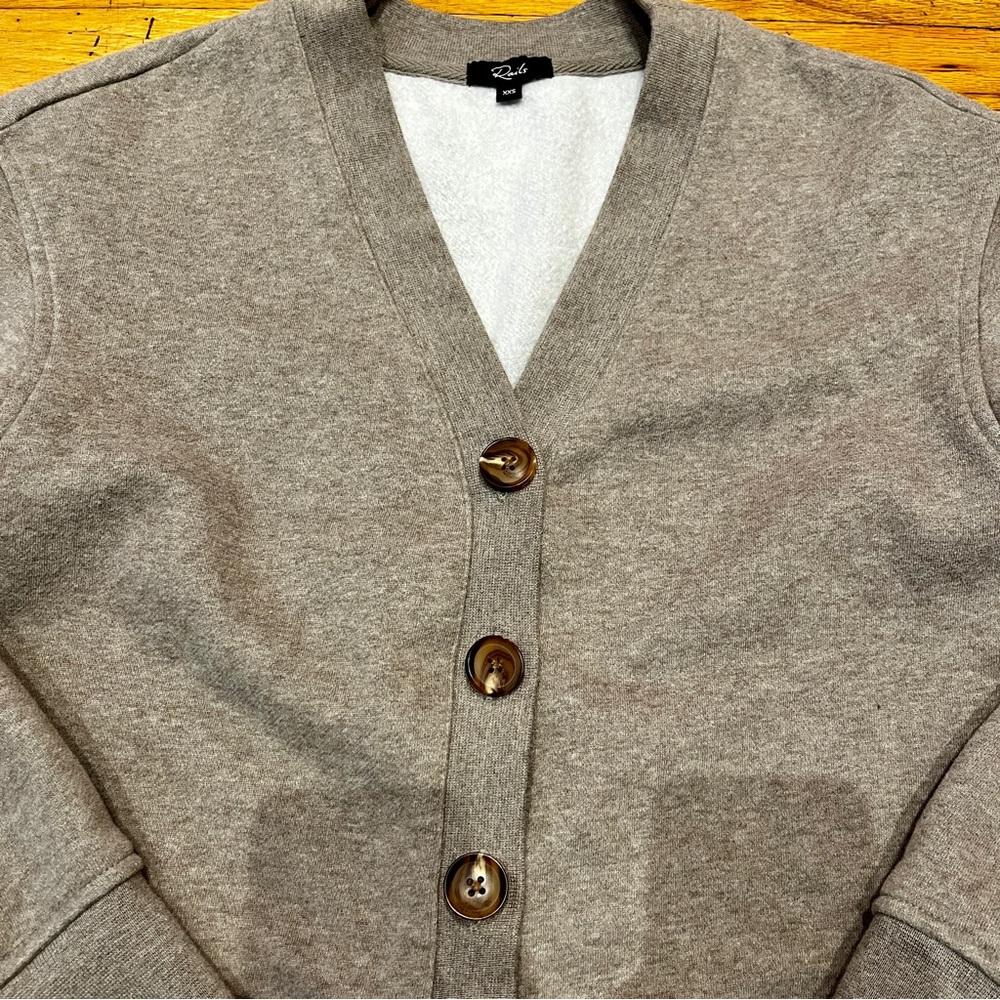RAILS BOXY CROPPED CARDIGAN